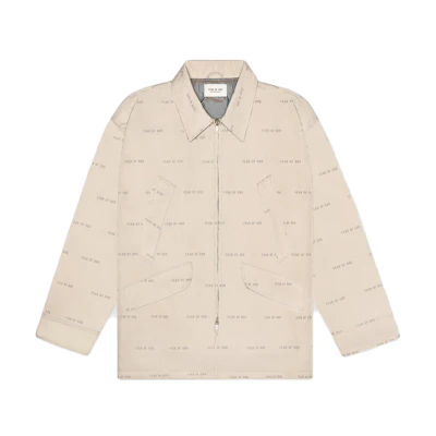 FOG All Over Print Nylon Field Jacket Bone