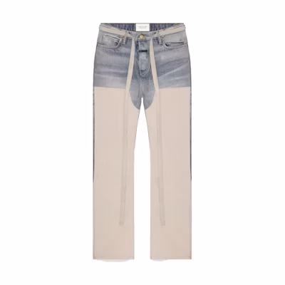 FOG Denim Nylon Double Front Work Pants Bone/Indigo