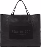 Fear of God Leather Weekender Tote Bag Black Fear of God Leather Weekender Tote Bag Black