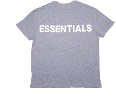 Fear of God ESSENTIALS 3M Logo Boxy T-Shirt Dark Heather Grey/Grey Fear of God ESSENTIALS 3M Logo Boxy T-Shirt Dark Heather Grey/Grey
