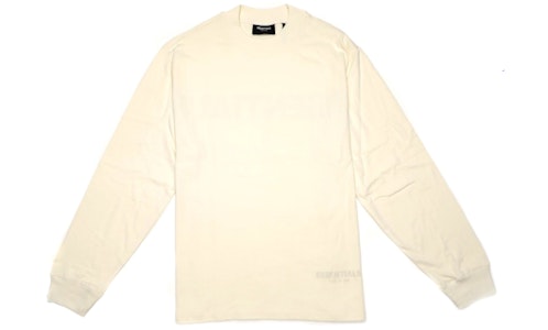 Fear of God ESSENTIALS Kaos Lengan Panjang Logo 3M Boxy Butter Cream Buy Fear of God ESSENTIALS Kaos Lengan Panjang Logo 3M Boxy Butter Cream