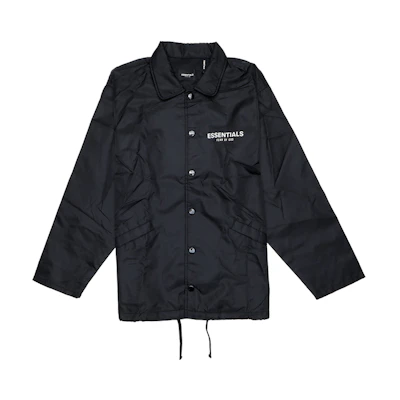 FOG ESSENTIALS Nylon Coach Jacket Black