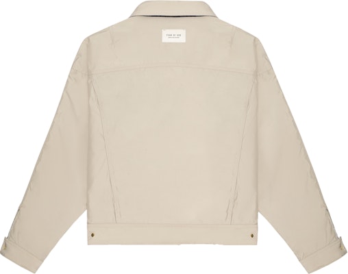 Fear of God Reversible Denim And Nylon Trucker Jacket Bone/Indigo Order Fear of God Reversible Denim And Nylon Trucker Jacket Bone/Indigo