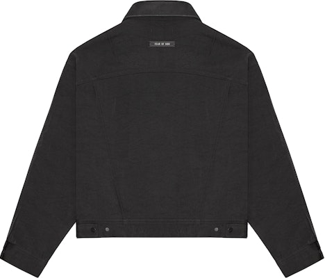 Fear of God Nylon Trucker Jacket Black Order Fear of God Nylon Trucker Jacket Black