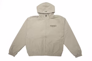 Fear of God ESSENTIALS Zip Anorak Windbreaker Jacket Tan Fear of God ESSENTIALS Zip Anorak Windbreaker Jacket Tan