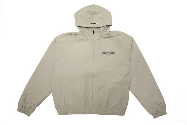 Fear of God ESSENTIALS Zip Anorak Windbreaker Jacket Tan Buy Fear of God ESSENTIALS Zip Anorak Windbreaker Jacket Tan