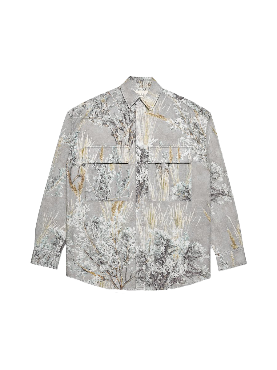 Fear of God Prairie Ghost Camo Long Sleeve Button Up Shirt Prairie Ghost  Camo - Novelship