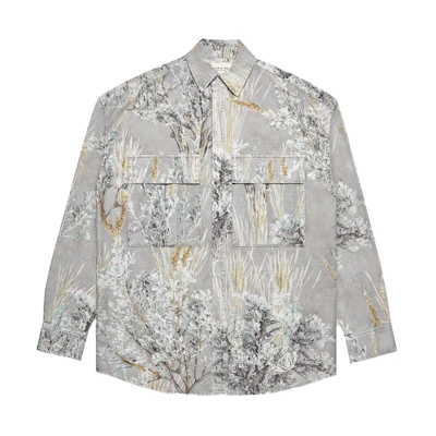 FOG Prairie Ghost Camo Long Sleeve Button Up Shirt Prairie Ghost Camo