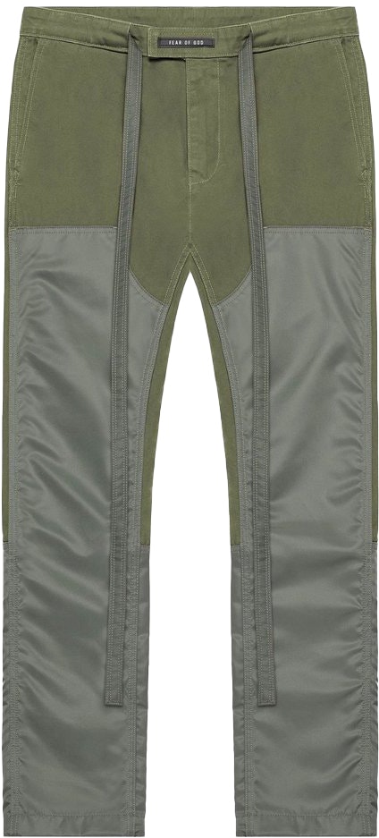fear-of-god-nylon-canvas-double-front-work-pants-army-green