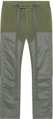 Fear of God Nylon Canvas Double Front Work Pants Army Green Buy Fear of God Nylon Canvas Double Front Work Pants Army Green