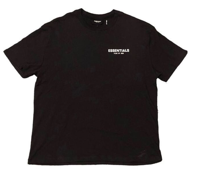 Tシャツ・カットソー FOG FEAR OF GOD ESSENTIAL BOXY T-SHIRT 3M LOS ANGELES BLACK Fear of God Essentials Los Angeles 3M Boxy T-Shirt Black