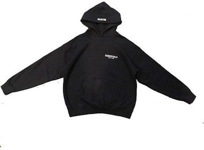 Fear of God ESSENTIALS Photo Pullover Hoodie (FW19) Hitam Buy Fear of God ESSENTIALS Photo Pullover Hoodie (FW19) Hitam