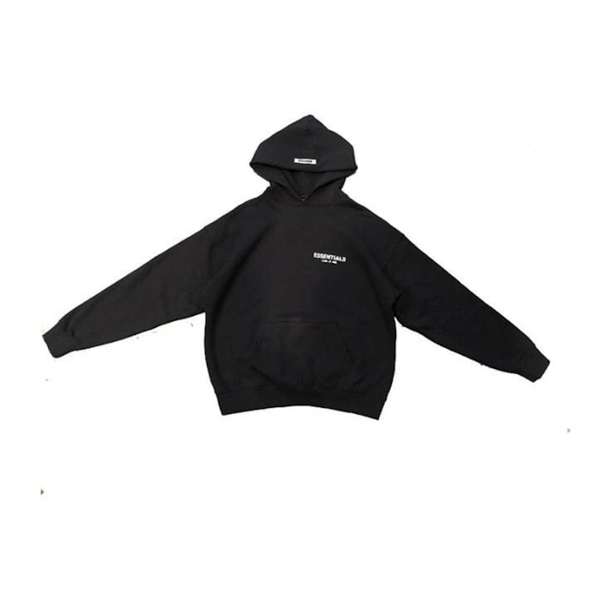Buy Fear of God ESSENTIALS Photo Pullover Hoodie (FW19) Black