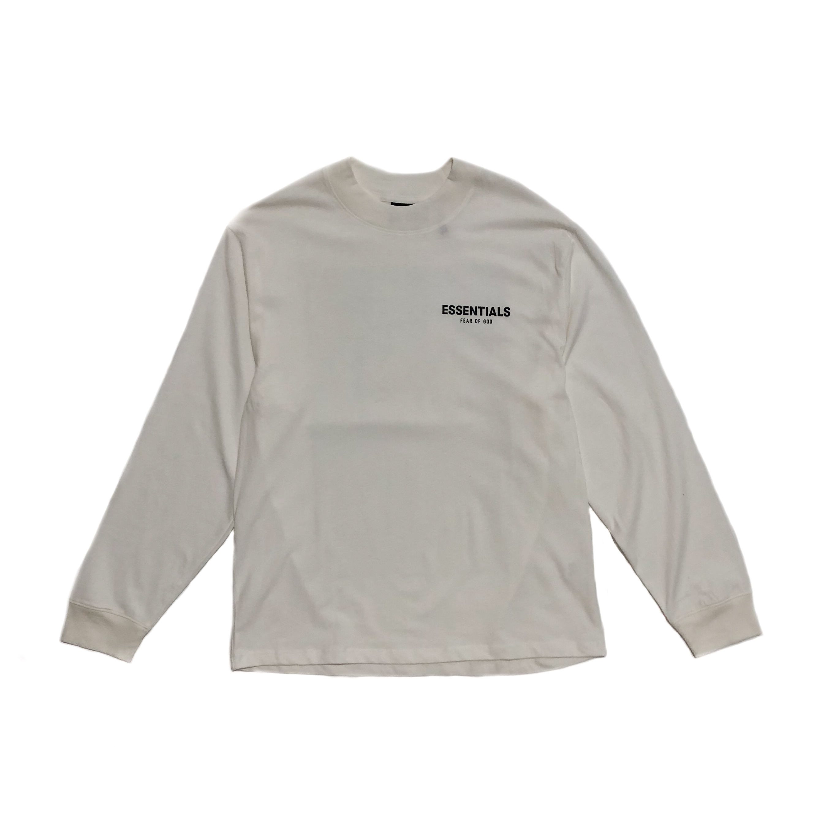 Fear of God ESSENTIALS Long Sleeve Photo T‑Shirt White - Novelship