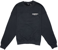 Fear of God ESSENTIALS Photo Crewneck Sweatshirt Black Fear of God ESSENTIALS Photo Crewneck Sweatshirt Black