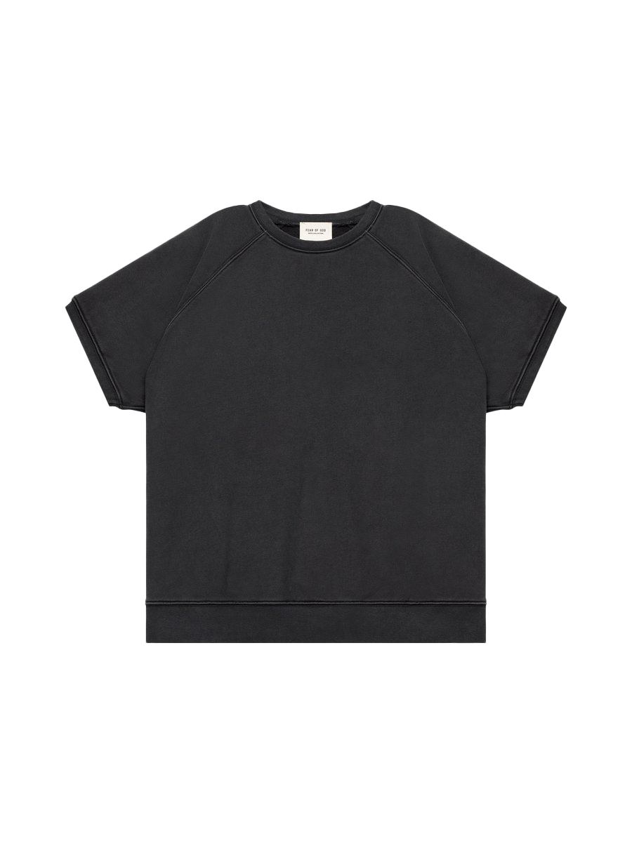 Fear of God Short Sleeve Sweatshirt Vintage Black
