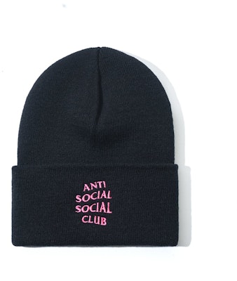 UNDEFEATED x Anti Social Social Club Baldie Knit Cap (FW19) Black Order UNDEFEATED x Anti Social Social Club Baldie Knit Cap (FW19) Black