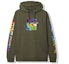 Buy UNDEFEATED x Anti Social Social Club Hot In Here Hoodie (FW19) Olive