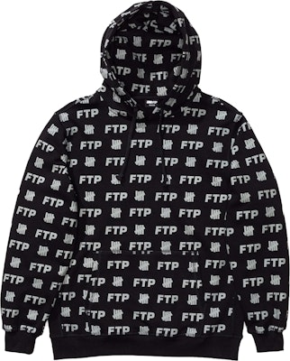 FTP x UNDEFEATED All Over Hoodie Black Buy FTP x UNDEFEATED All Over Hoodie Black