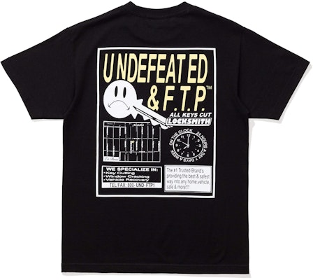FTP x UNDEFEATED Key Tee Black Order FTP x UNDEFEATED Key Tee Black