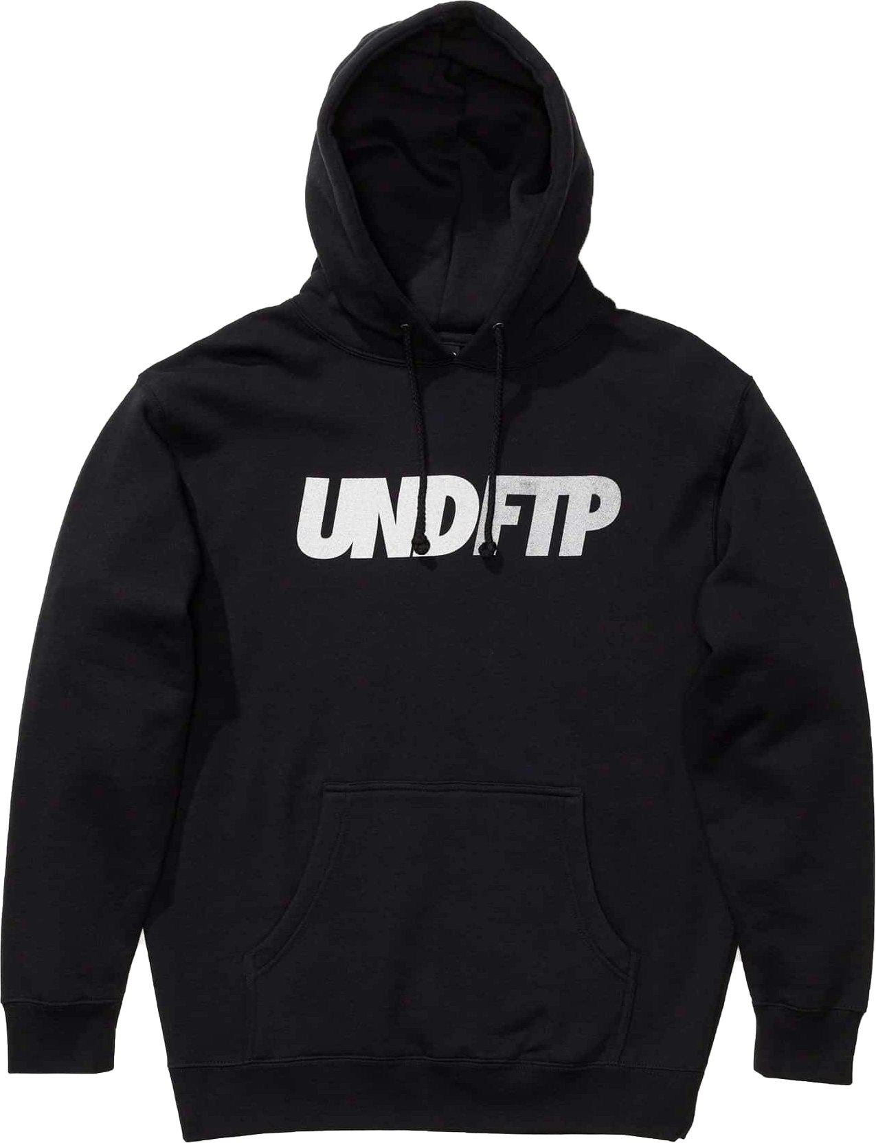 ftp-x-undefeated-reflective-hoodie-black