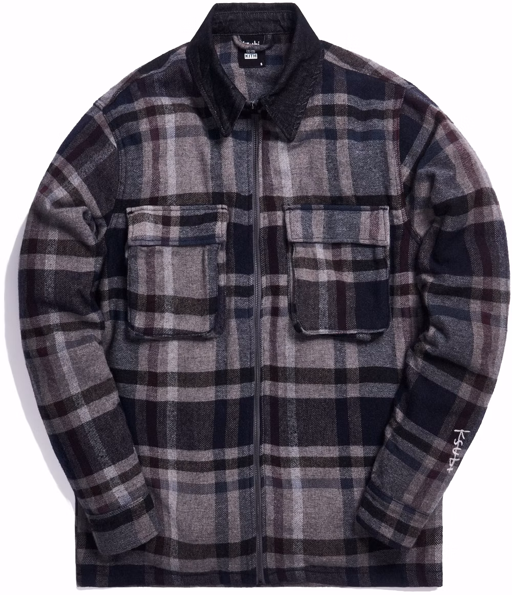 kith-x-ksubi-kace-zip-shirt-dark-plaid