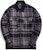 KITH x Ksubi Kace Zip Shirt Dark Plaid