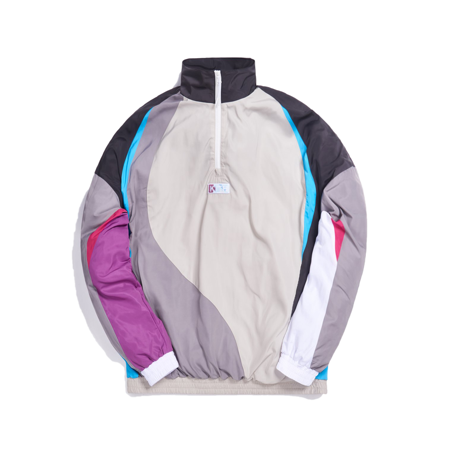 Buy KITH x New Balance Quarter Zip Nylon Windbreaker Track Top Grey Multi -  Novelship