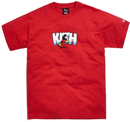 KITH x Disney Running Mickey Tee Red Buy KITH x Disney Running Mickey Tee Red
