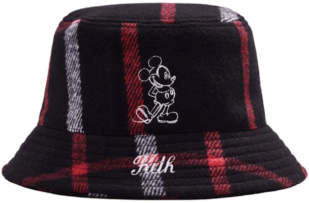 KITH x Disney Wool Bucket Hat Plaid/Black Buy KITH x Disney Wool Bucket Hat Plaid/Black