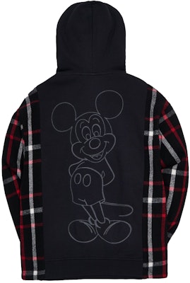 KITH x Disney Patchwork Wool Plaid Hoodie Black Order KITH x Disney Patchwork Wool Plaid Hoodie Black