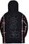 Order KITH x Disney Patchwork Wool Plaid Hoodie Black