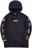 KITH x Disney Mickey Sleeve Patches Hoodie Black KITH x Disney Mickey Sleeve Patches Hoodie Black