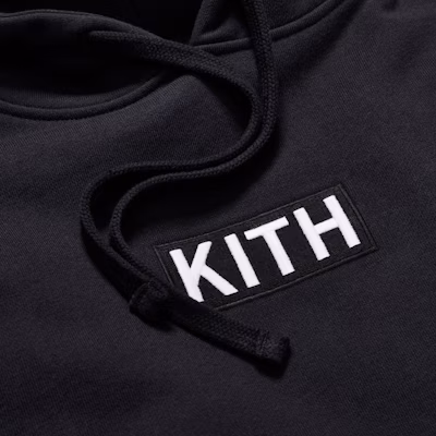 KITH x Disney Mickey Sleeve Patches Hoodie Black Lookbook KITH x Disney Mickey Sleeve Patches Hoodie Black