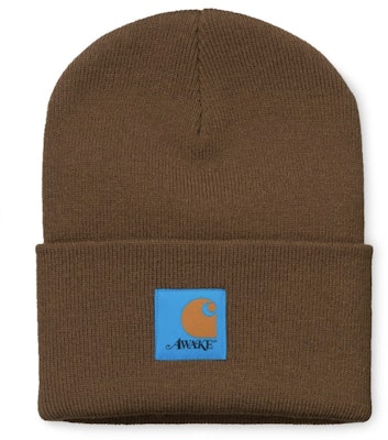 Awake x Carhartt WIP Beanie Brown Buy Awake x Carhartt WIP Beanie Brown