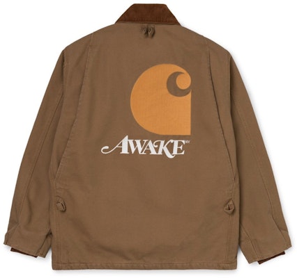 Awake x Carhartt WIP Michigan Chore Coat Brown Order Awake x Carhartt WIP Michigan Chore Coat Brown
