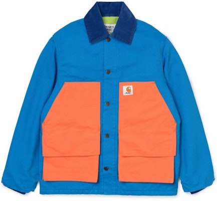 Awake x Carhartt WIP Michigan Chore Coat Blue Buy Awake x Carhartt WIP Michigan Chore Coat Blue