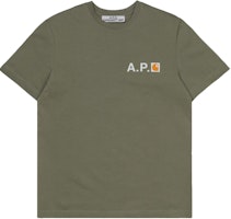 Carhartt WIP x APC Fire T ‘Shirt Khaki Carhartt WIP x APC Fire T ‘Shirt Khaki