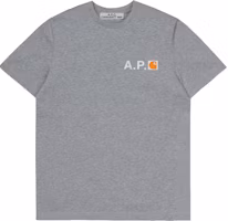 Carhartt WIP x APC Fire T ‘Shirt Heather Grey Carhartt WIP x APC Fire T ‘Shirt Heather Grey