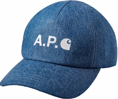 Carhartt WIP x APC Cameron Cap Stonewashed Indigo Carhartt WIP x APC Cameron Cap Stonewashed Indigo
