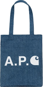 Carhartt WIP x APC Alan 托特包 石洗靛蓝 Buy Carhartt WIP x APC Alan 托特包 石洗靛蓝