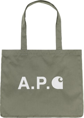 Carhartt WIP x APC Alan Shopping Bag Khaki Buy Carhartt WIP x APC Alan Shopping Bag Khaki