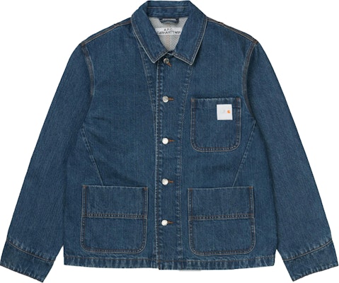 Carhartt WIP x APC Talk Coat Stonewashed Indigo Buy Carhartt WIP x APC Talk Coat Stonewashed Indigo