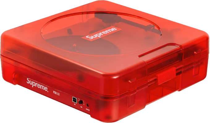 Supreme Numark PT01 Portable Turntable Red Lookbook Supreme Numark PT01 Portable Turntable Red