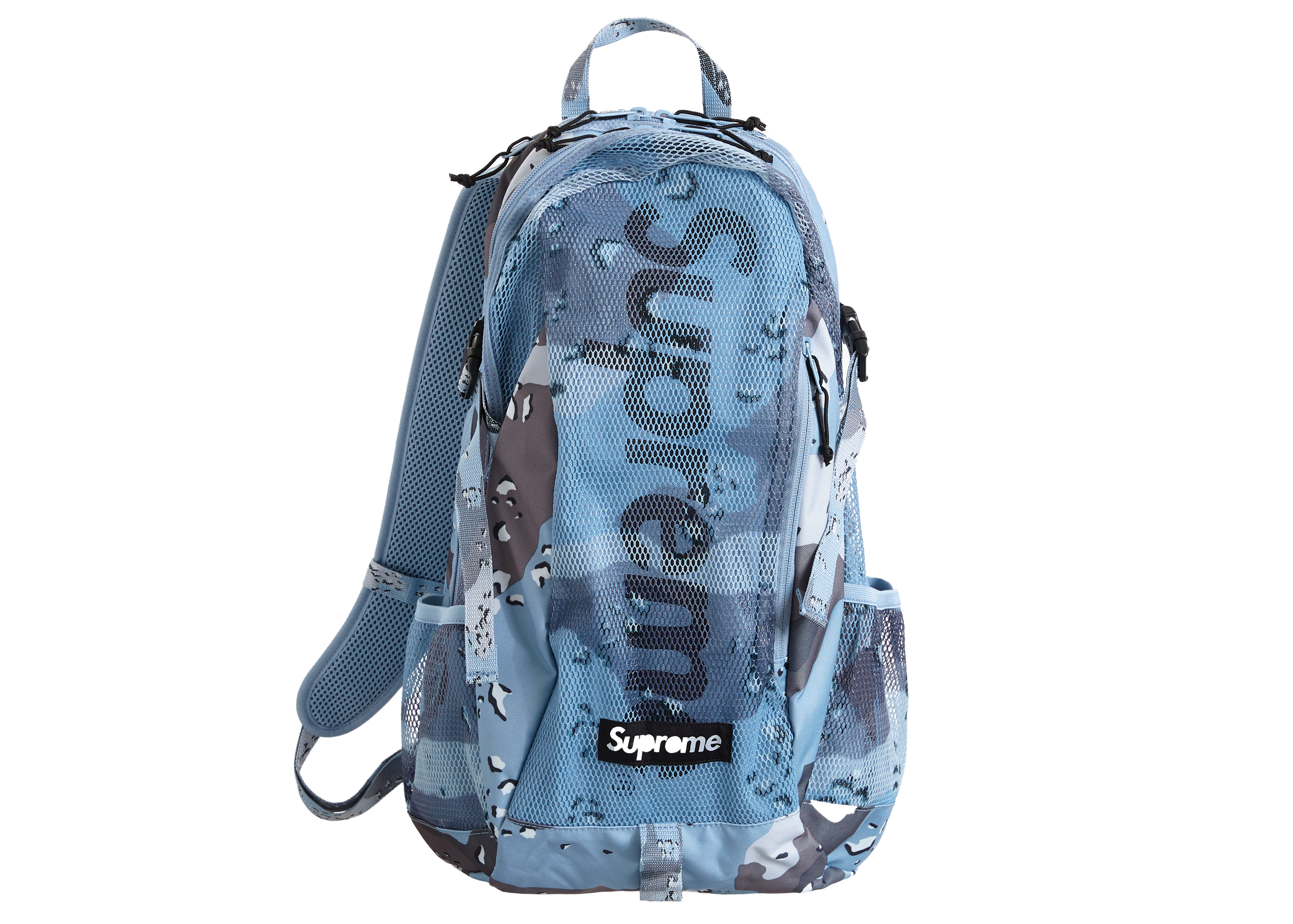 【低価定番】Supreme Blue Camo Backpack シュプリーム　バックパック バッグ
