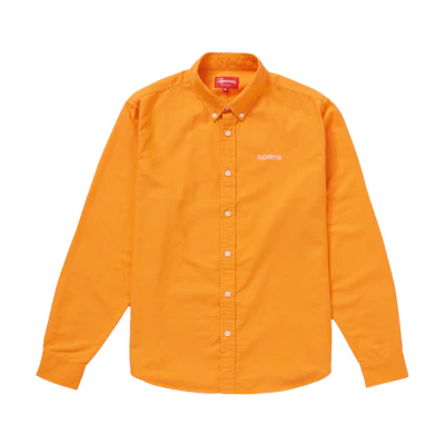 Supreme Oxford Shirt (SS20) Orange