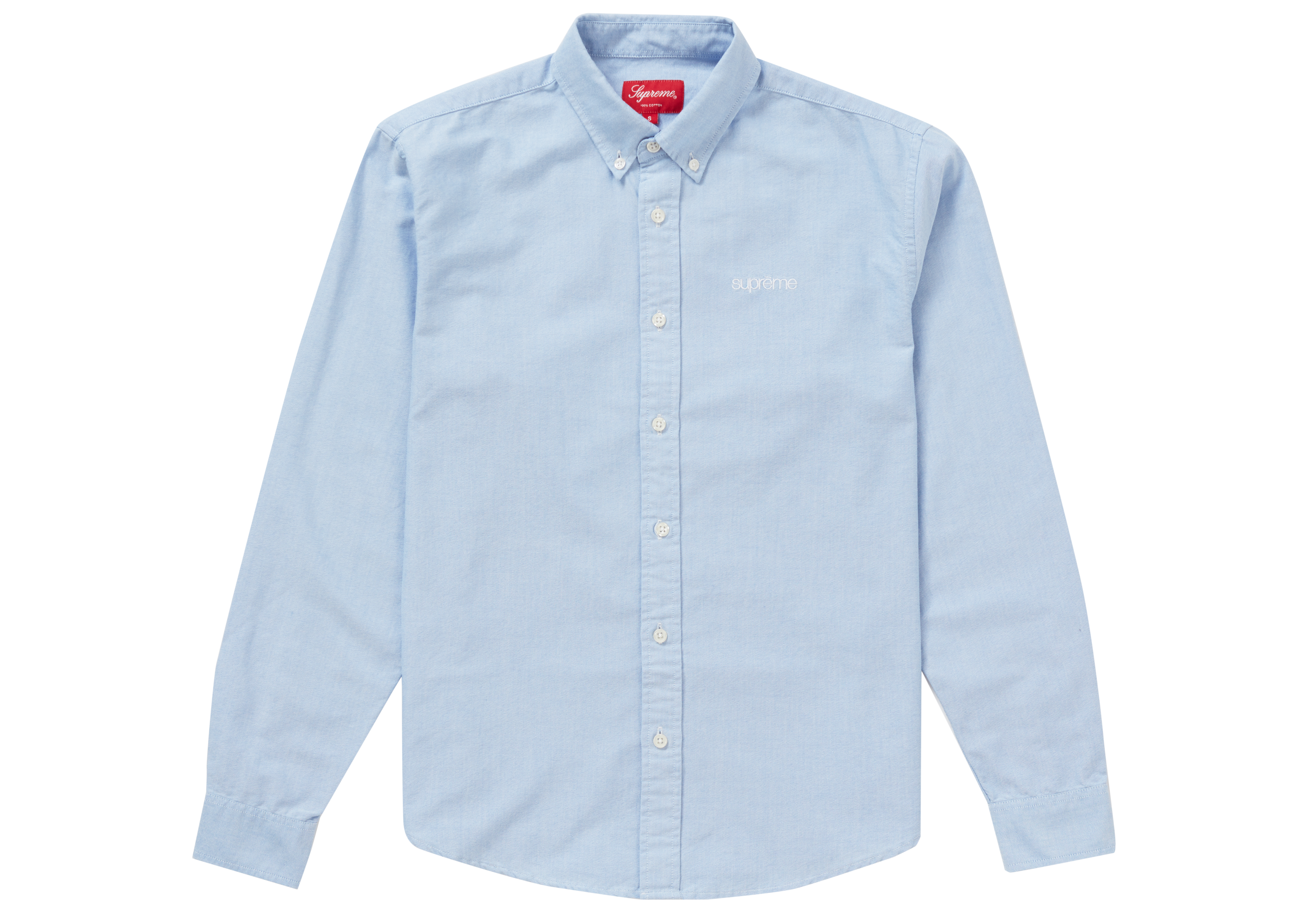 Supreme Oxford Shirt (SS20) Light Blue - Novelship