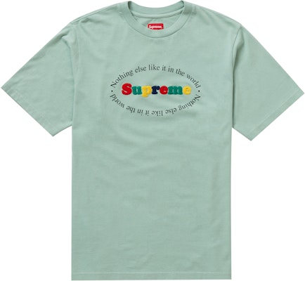 Supreme Nothing Else Camiseta Manga Corta Azul Verdoso Polvoriento Buy Supreme Nothing Else Camiseta Manga Corta Azul Verdoso Polvoriento