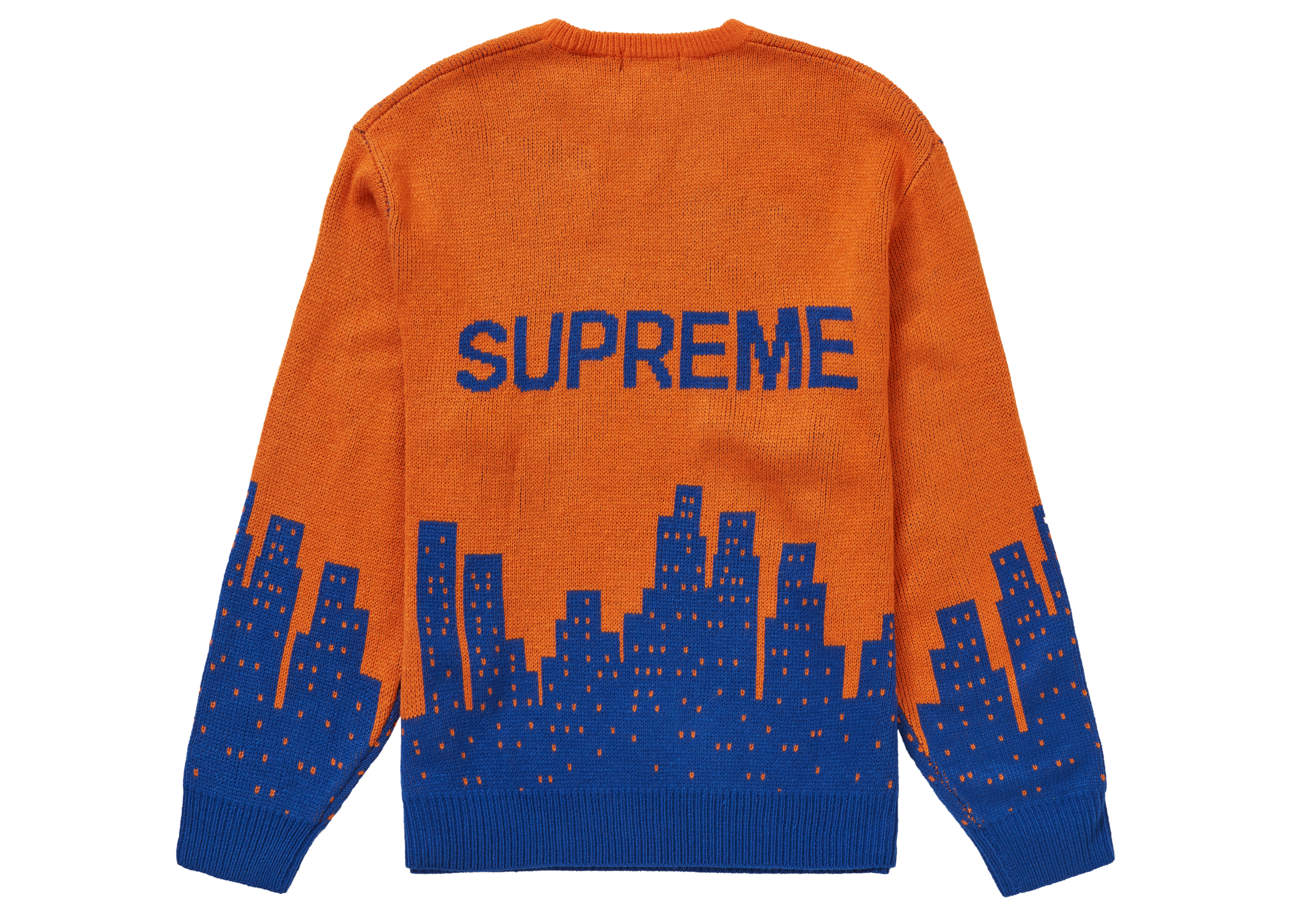 Supreme sale sweater orange