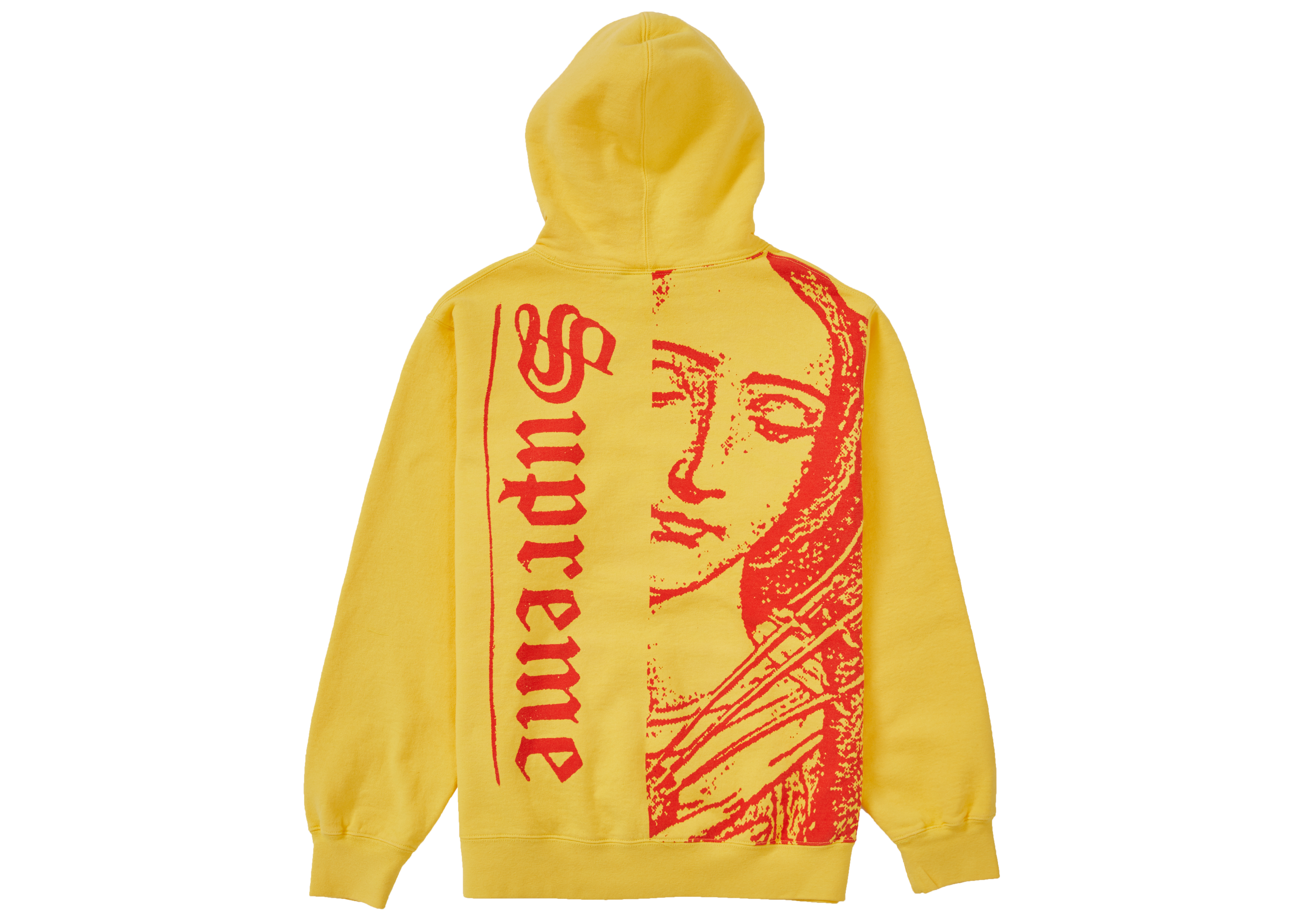 Supreme Mary Hooded Sweatshirt Yellow - Novelship